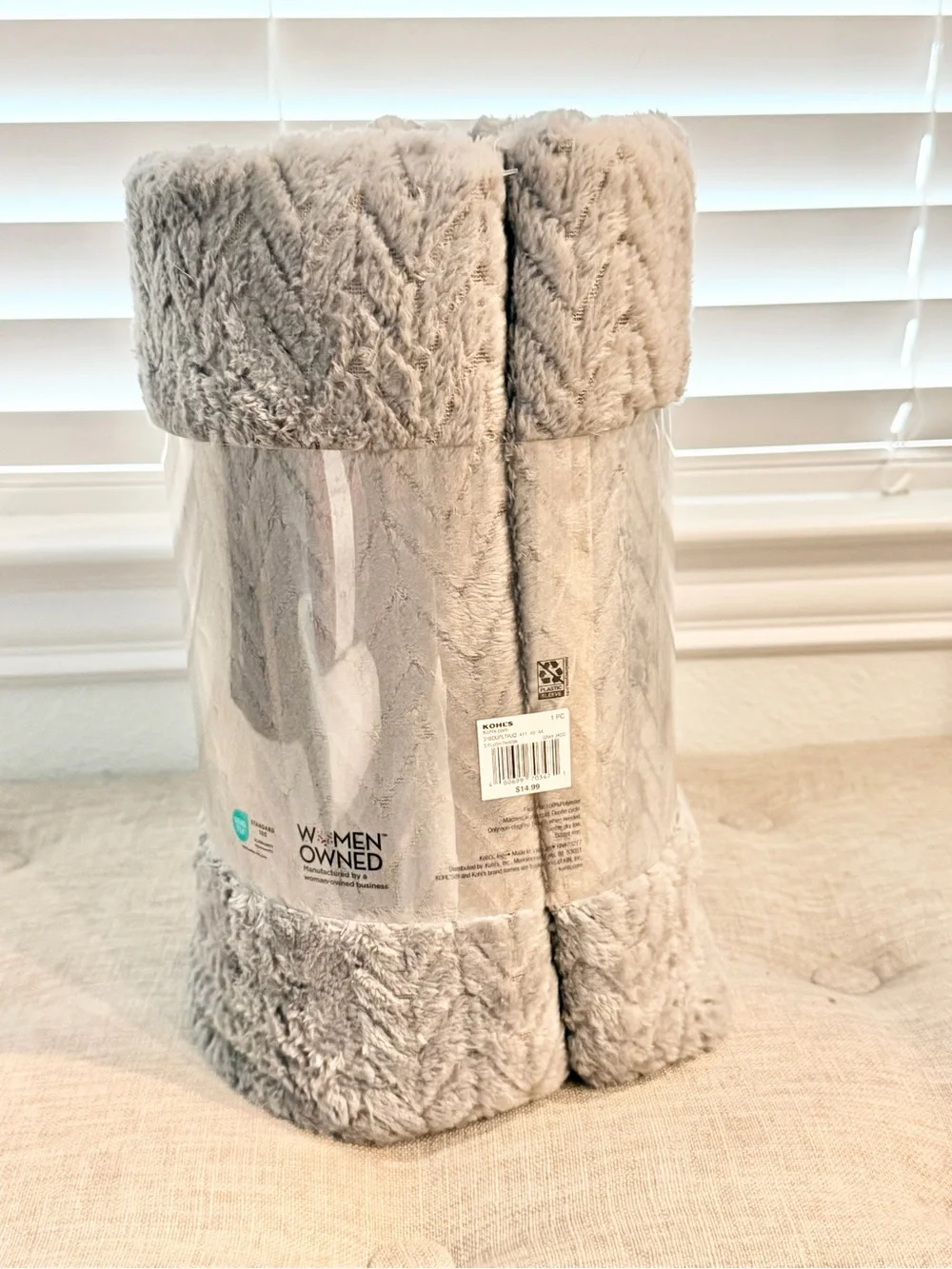The Big One Plush Throw Blanket - Gray